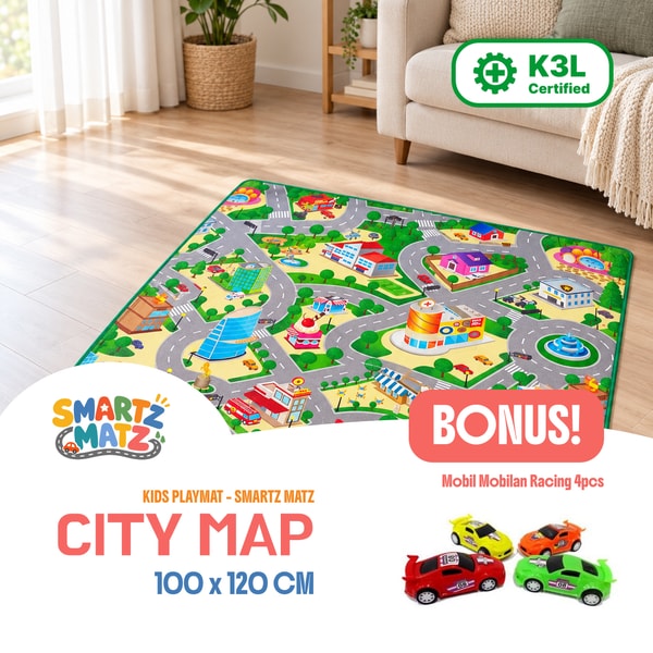 Smartz Matz City Map 100 × 120 cm